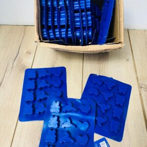 Lote x12 moldes de silicona azules