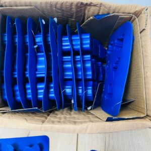 Lote x12 moldes de silicona azules