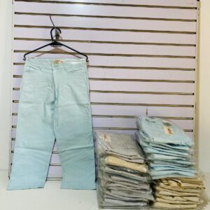 Lote x40 pantalones: beige, celeste, gris