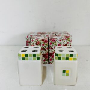Lote x10 porta cepillos de cerámica