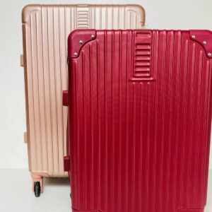 Lote x2 valijas rosa y roja