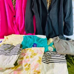 Lote x10 prendas varias: chaquetas, vestidos, remeras