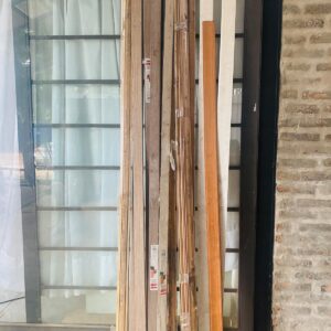 Lote x18 pack zócalo de madera diferente medidas