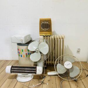 Lote x5 electrodomésticos: ventilador, calefactor, estufa, caloventor, cisterna mochila, otros