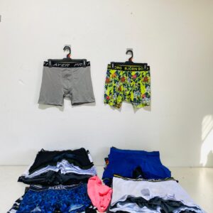 Lote x133 prendas: boxers y medias