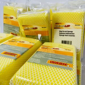 Lote x12 esponjas para auto: amarillas
