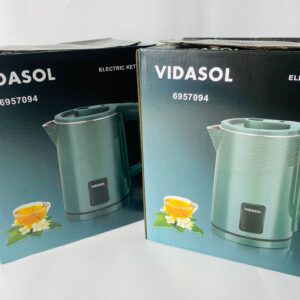 Lote x2 jarras eléctricas, marca Vidasol. Color verde. 2,3 L