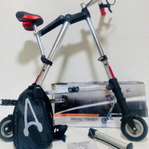 Bicicleta plegable, en caja