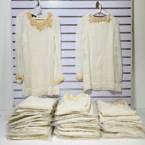 Lote x 60 vestidos blancos