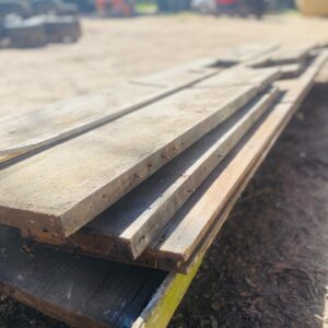 Lote x6 tablas en madera gruesa 2,36 x 0,23 m