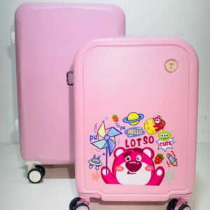 Set x2 valijas rosadas: lisa - osito 69 x 24 x 42 cm y 51 x 35 x 20 cm