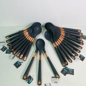 Lote x24 cucharas de plástico / silicona