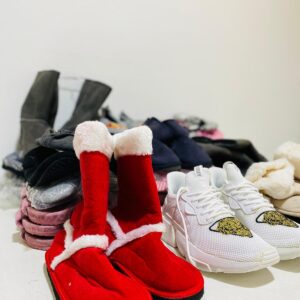 Lote x30 pares de pantuflas: talles y colores varios