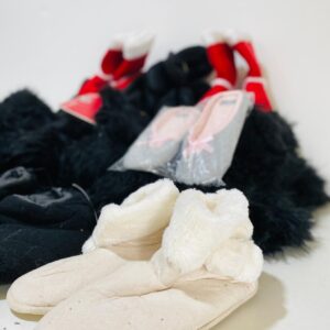 Lote x30 pares de pantuflas: talles y colores varios