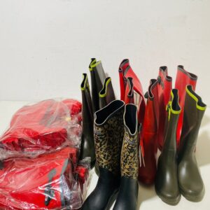 Lote x12 pares de botas de lluvia varios modelos