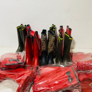 Lote x12 pares de botas de lluvia varios modelos