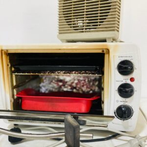 Horno eléctrico James con soporte + caloventilador Philips
