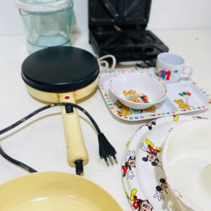 Lote x6 artículos: Panquequera Magefesa, Juguera Philips, Sandwichera Cuori y otros