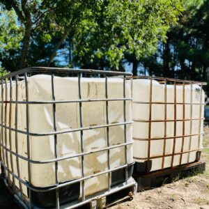 Lote x2 tarrinas de 1100 L con detalles