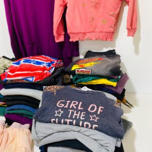 Lote x70 prendas: polleras, remeras, pantalones, buzos y otros