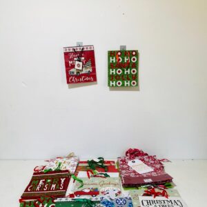 Lote x43 bolsas de papel con diseño navidad