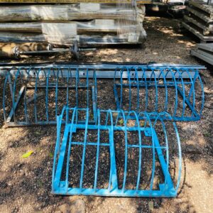 Lote x3 bicicleteros en hierro