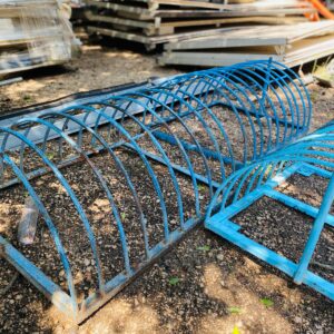 Lote x3 bicicleteros en hierro