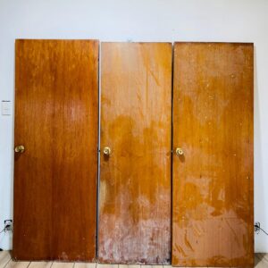 Lote x3 puertas de interior marrón