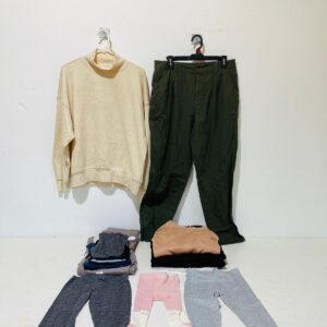 Lote x15 prendas: pantalones, buzos, calzas infantiles y otros