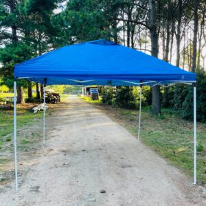 Gazebo azul de 3x3 m