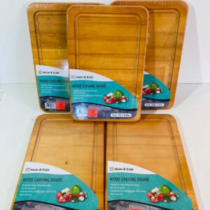 Lote x5 tablas de madera para cocina