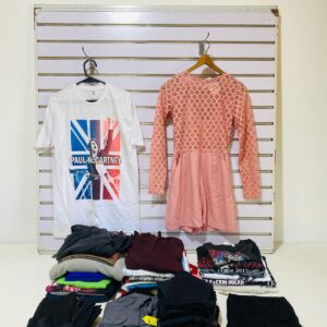 Lote x49 prendas: remeras, vestidos, calzas, etc.