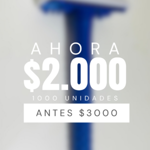 Caja x1000 maquinitas de afeitar, azules (Quirúrgicas)