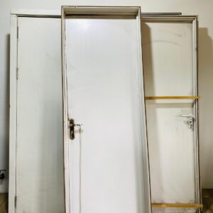 Lote x5 puertas blancas, con detalles