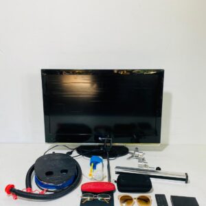 Lote x2 lentes, inflador, Tv Smart 40 pulgadas y otros