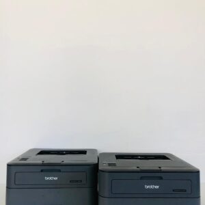 Lote x2 impresoras Brother, color negro (sin cable)