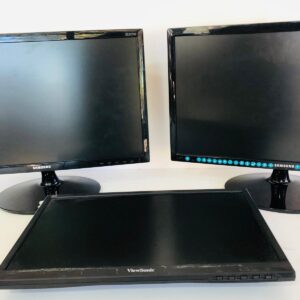 Lote x3 monitores: ViewSonic y Samsung