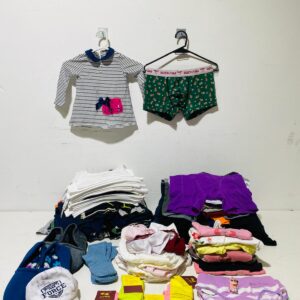 Lote x193 prendas: bóxer, bombachas de niña, medias y otros