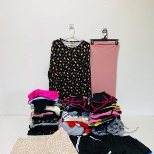Lote x60 prendas: shorts, remeras, polleras y otros