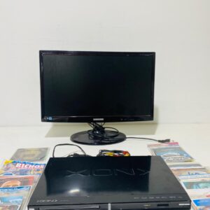 Lote x2 artículos: monitor Samsung, DVD Xion + 44 películas