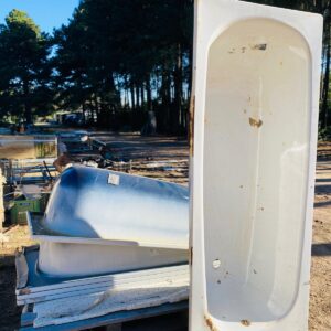 Bañera esmaltada en hierro