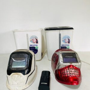 Lote x2 mascaras para soldar + 2 calefones de PVC 20L