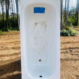 Bañera esmaltada en hierro