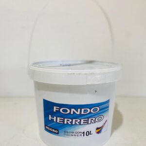 Fondo de hierro, color negro 10 L