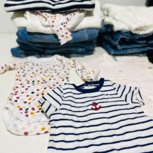 Lote x28 prendas: remeras, calzas, shorts, bodys de bebe y otros
