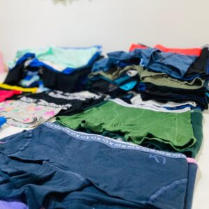 Lote x122 boxers: talles, colores y modelos varios