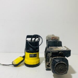 Bomba de agua sumergible Goldex 440W + Bomba Vulcano para piscinas