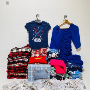 Lote x165 prendas: enteritos de bebe, bombachas, vestidos, camperas y otros