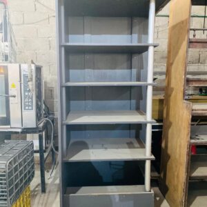 Mueble esquinero en mdf, color gris