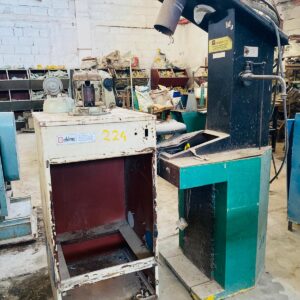 Lote x1 maquina de refilar con faltantes + ribeteadora con faltantes 1,30x0,45x0,35m - 70x47x1,10m